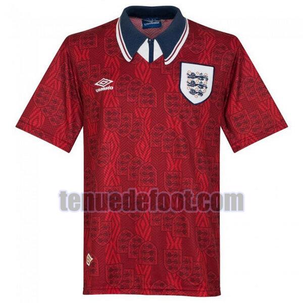 maillot angleterre 1994 exterieur rouge