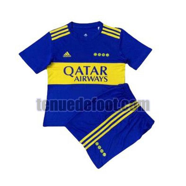 maillot boca juniors 2021 2022 domicile enfants bleu bleu