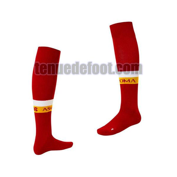 chaussettes as rome 2021 2022 domicile rouge rouge