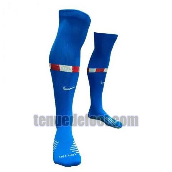 chaussettes atletico madrid 2021 2022 troisième bleu bleu