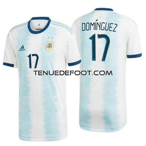 maillot Domínguez 17 argentine 2019-2020 domicile