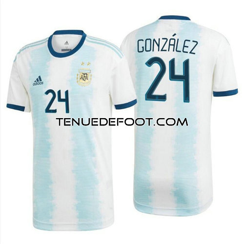 maillot González 24 argentine 2019-2020 domicile
