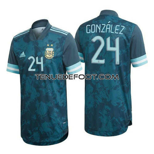 maillot González 24 argentine 2019-2020 exterieur