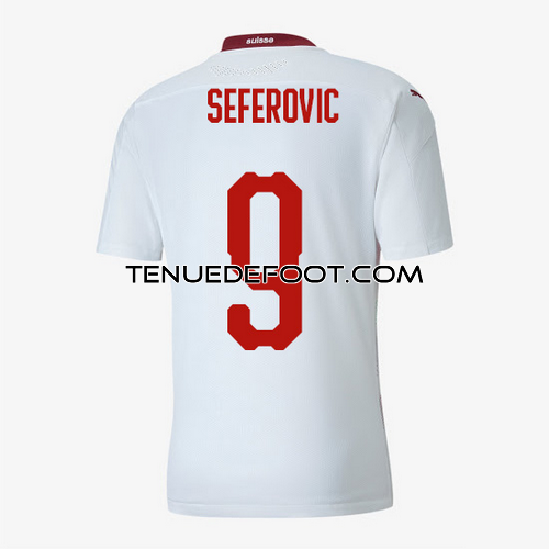 maillot seferovic 9 suisse mondial 2020-2021 exterieur