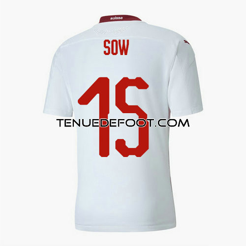 maillot sow 15 suisse mondial 2020-2021 exterieur
