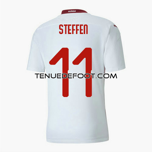 maillot steffen 11 suisse mondial 2020-2021 exterieur