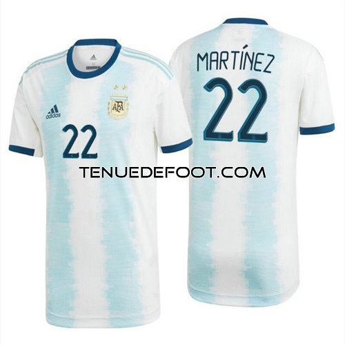 maillot Martínez 22 argentine 2019-2020 domicile
