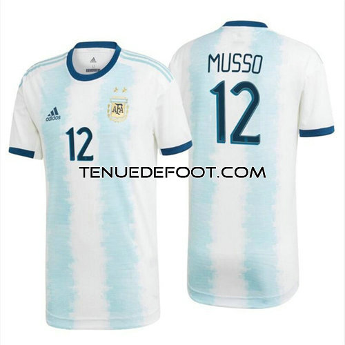 maillot Musso 12 argentine 2019-2020 domicile