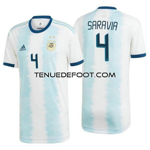 maillot Saravia 4 argentine 2019-2020 domicile