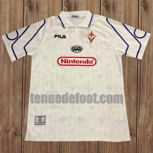 maillot acf fiorentina 1997-1998 exterieur blanc blanc