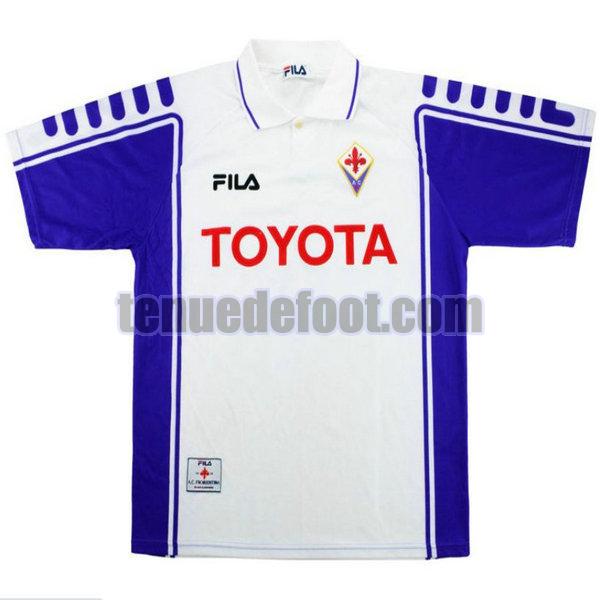 maillot acf fiorentina 1999-2000 exterieur blanc blanc