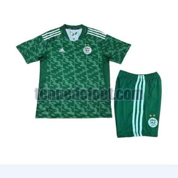 maillot algérie 2021 2022 exterieur enfants vert vert