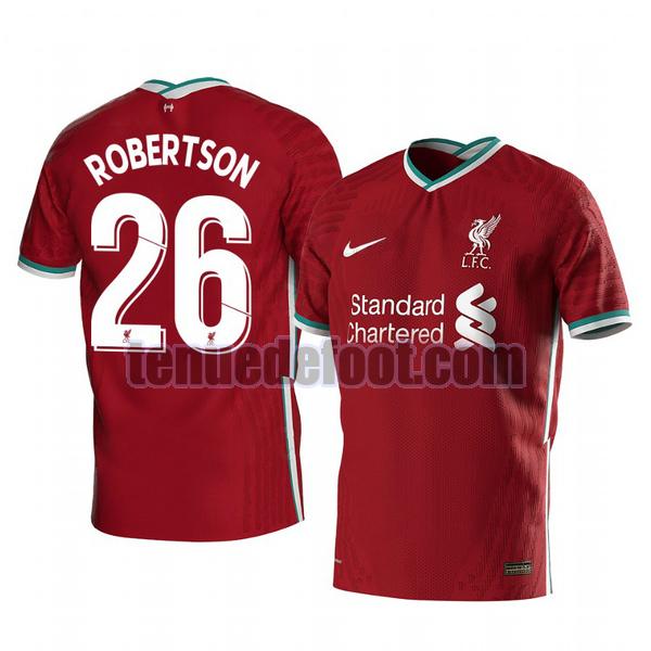 maillot andrew robertson 26 liverpool 2020-2021 domicile rouge