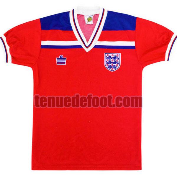 maillot angleterre 1980 exterieur rouge