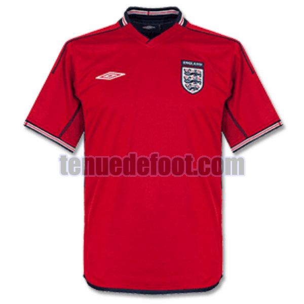 maillot angleterre 2002 exterieur rouge