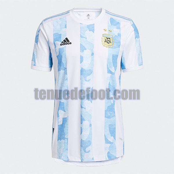 maillot argentine 2021 2022 domicile bleu blanc bleu blanc