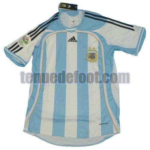 maillot argentine coupe du monde 2006 domicile manche courte bleu blanc