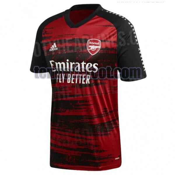 maillot arsenal pre-match 2020-2021 rouge