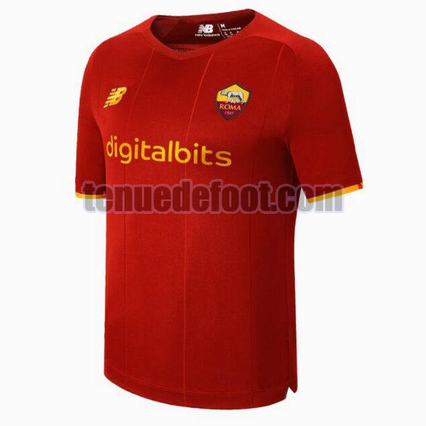 maillot as rome 2021 2022 domicile rouge rouge