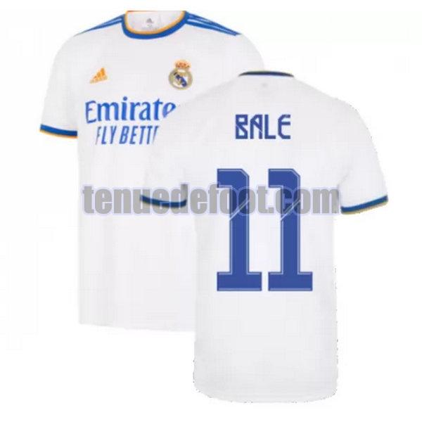 maillot bale 11 real madrid 2021 2022 domicile blanc blanc