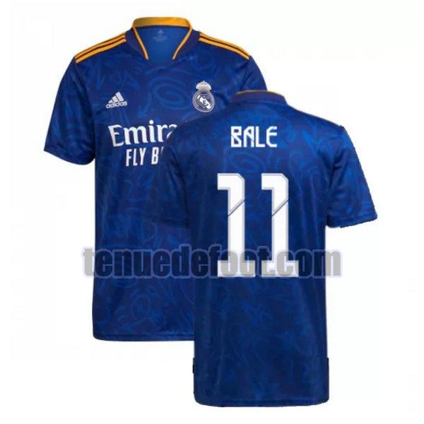 maillot bale 11 real madrid 2021 2022 exterieur bleu bleu