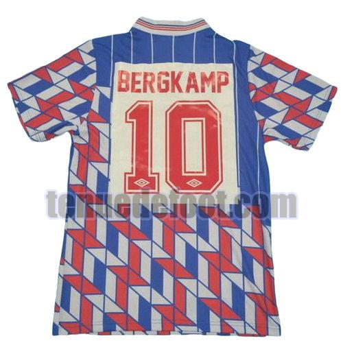 maillot bergkamp 10 ajax amsterdam 1990 exterieur bleu