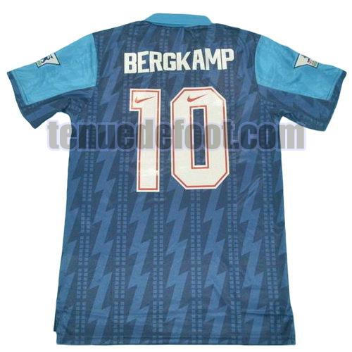 maillot bergkamp 10 arsenal 1994 exterieur bleu