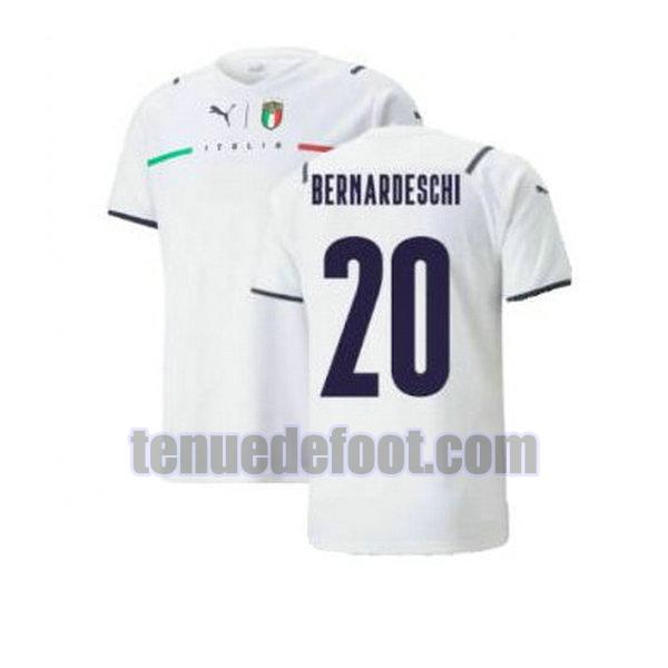 maillot bernardeschi 20 italie 2021 2022 exterieur blanc blanc