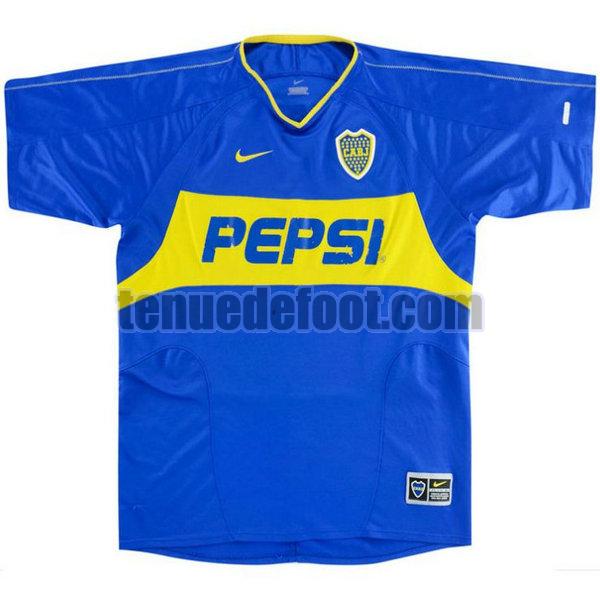 maillot boca juniors 2003-2004 domicile bleu bleu
