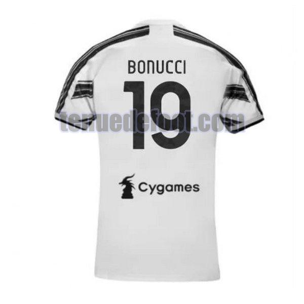 maillot bonucci 19 juventus 2020-2021 domicile blanc