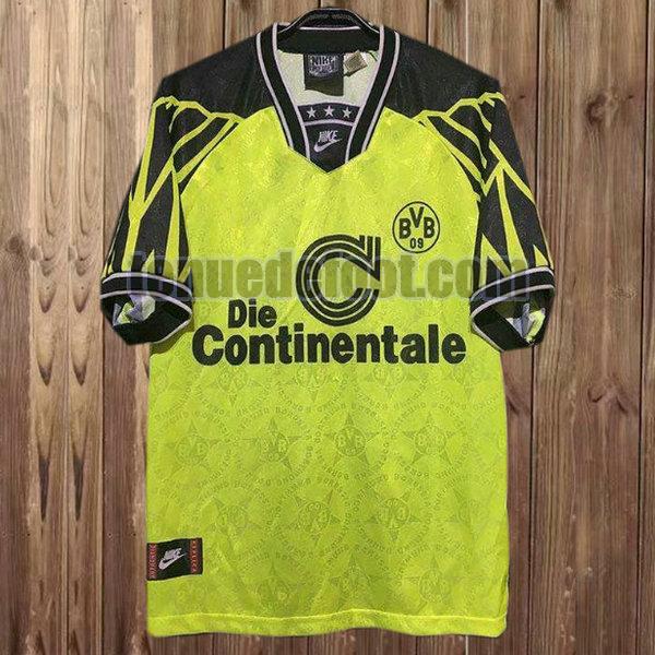 maillot borussia dortmund 1994-1995 domicile jaune jaune