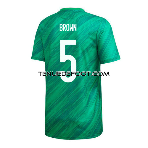 maillot brown 5 Irlande du Nord mondial 2019-2020 domicile