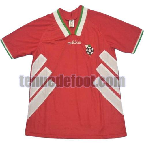 maillot bulgarie coupe du monde 1994 exterieur manche courte rouge