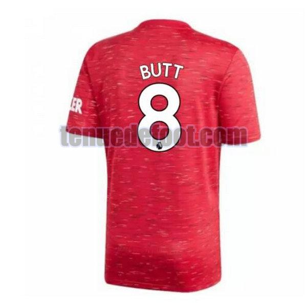 maillot butt 8 manchester united 2020-2021 domicile rouge