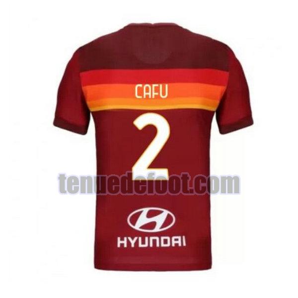 maillot cafu 2 as rome 2020-2021 priemra rouge