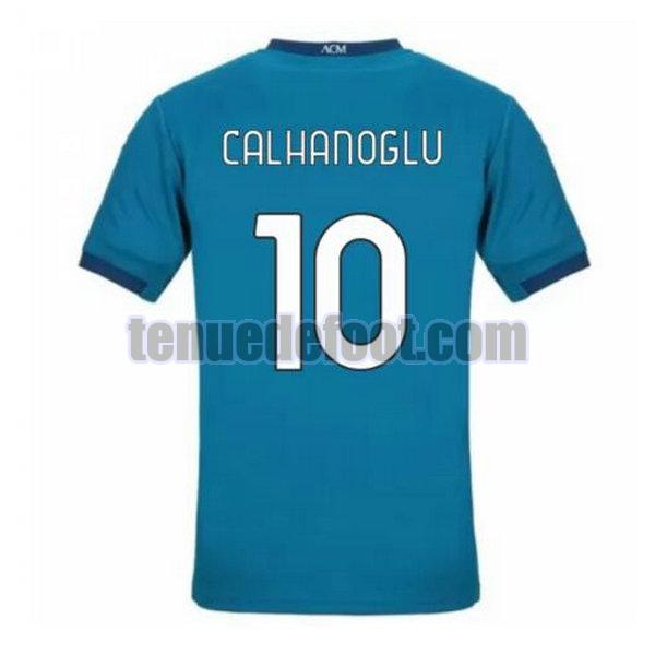 maillot calhanoglu 10 ac milan 2020-2021 troisième bleu