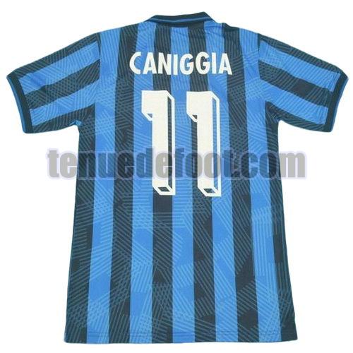 maillot caniggia 11 atalanta bergame 1991 domicile bleu