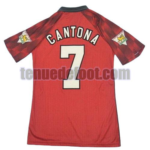 maillot cantona 7 manchester united 1996 domicile rouge