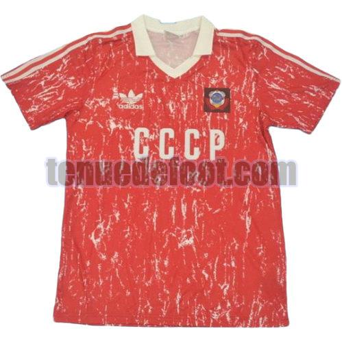 maillot cccp 1990 domicile manche courte rouge