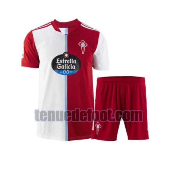maillot celta vigo 2021 2022 exterieur enfants rouge blanc rouge blanc