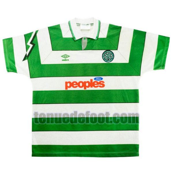 maillot celtic glasgow 1991-1992 domicile vert vert