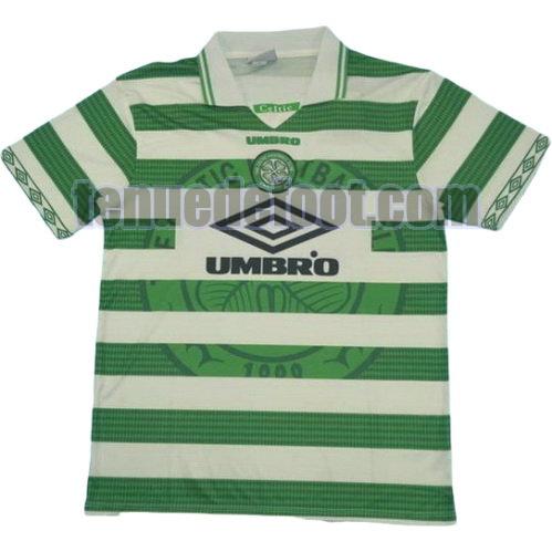maillot celtic glasgow 1997-1998 domicile manche courte vert blanc