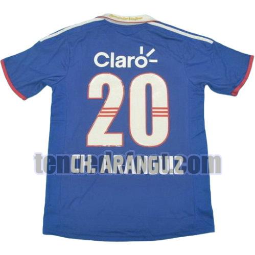 maillot ch. aranguiz 20 universidad de chile 2011 domicile bleu