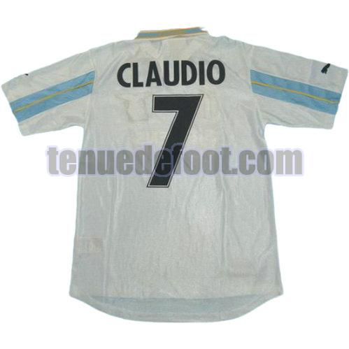 maillot claudio 7 ss lazio 2000-2001 domicile bleu