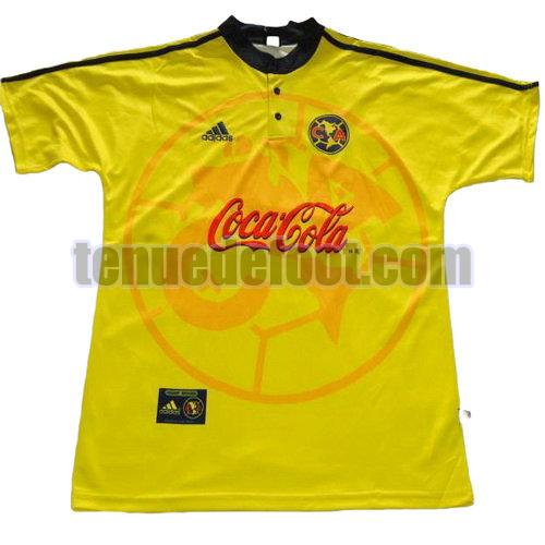 maillot club américa 1999-2000 domicile manche courte jaune