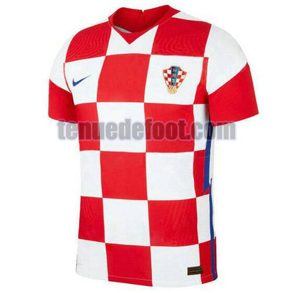maillot croatie 2020 domicile rouge