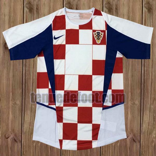 maillot croazia 2002 domicile blanc blanc