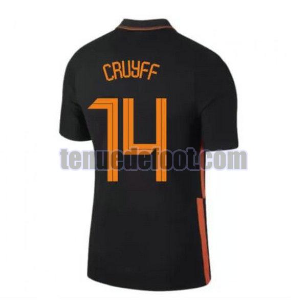 maillot cruyff 14 hollande 2020 exterieur noir