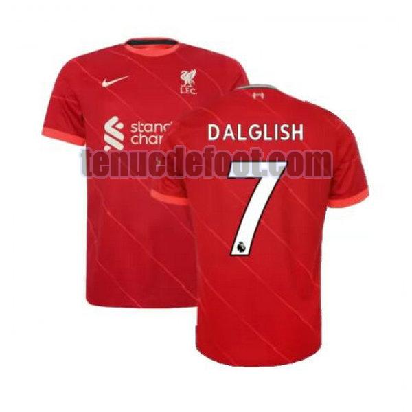 maillot dalglish 7 liverpool 2021 2022 domicile rouge rouge