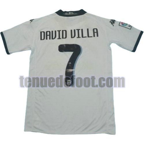 maillot david villa 7 valence cf 2009-2010 domicile blanc